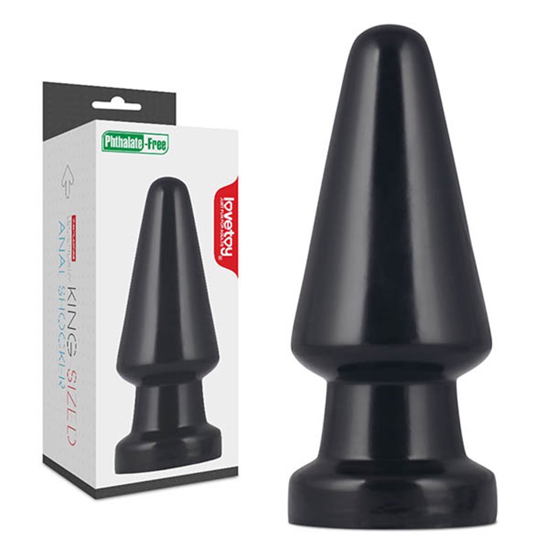 King Sized 7.5'' Anal Shocker - Black