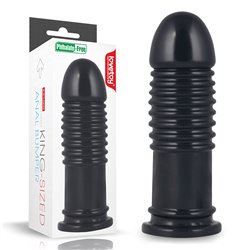 King Sized 8'' Anal Bumper - Black