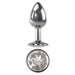 Adam & Eve CLEAR GEM ANAL PLUG - Medium