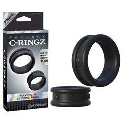 FCR Max-Width Silicone Rings - Black