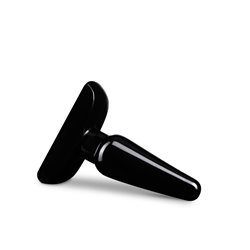 Anal Adventures Basic Anal Plug - Small Black