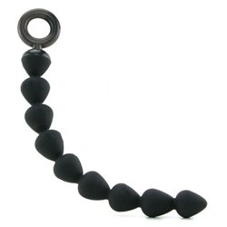 S&M Black Silicone Anal Beads