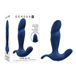 Gender X TRUE BLUE Thrusting Prostate Massager