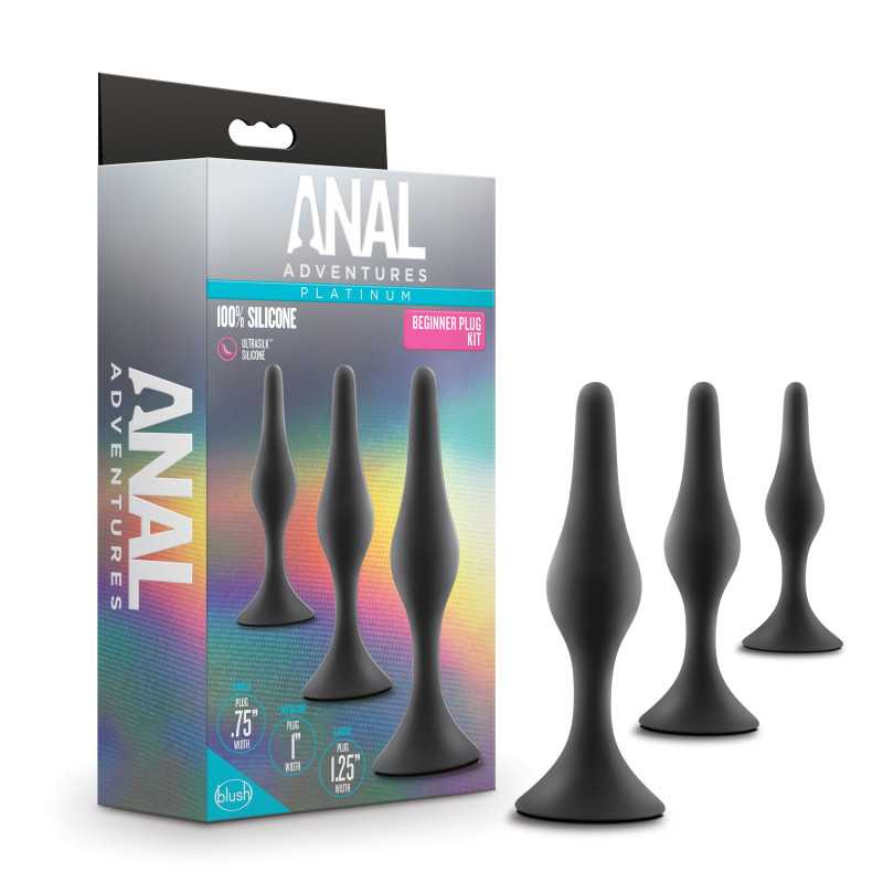 Anal Adventures Platinum Beginner Plug Kit