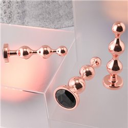 Gender X GOLD DIGGER SET - 3 Pc Butt Plugs