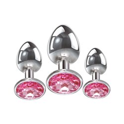 Adam & Eve PINK GEM ANAL PLUG SET