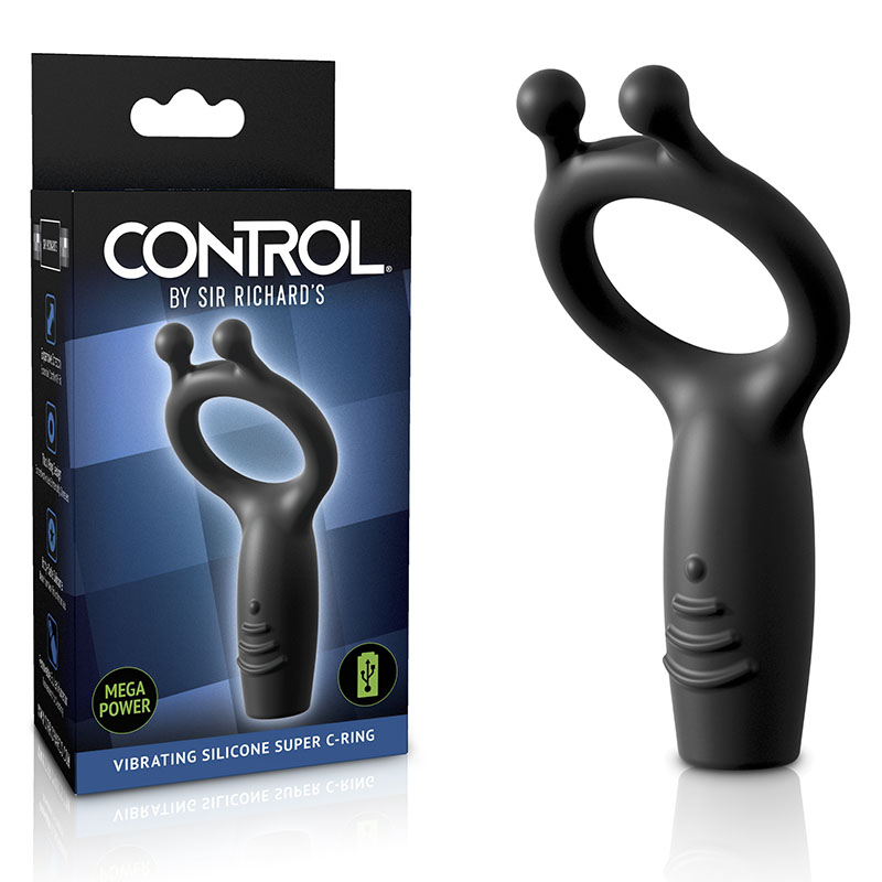 SR Control Vibrating Silicone Super C-Ring