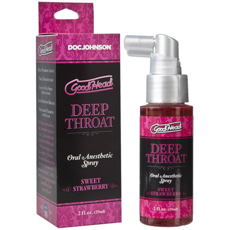 GoodHead Deep Throat Spray - Sweet Strawberry 59ml