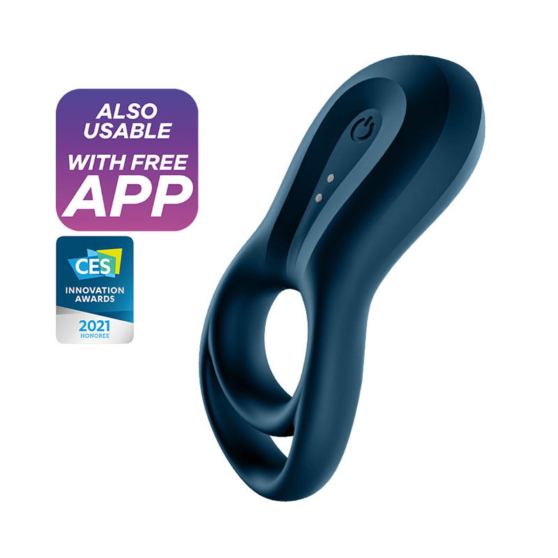 Satisfyer Epic Duo Ring App Control - Navy