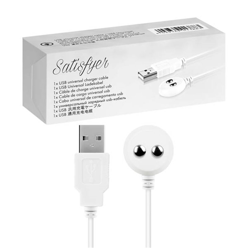 Satisfyer USB Charging Cable - White