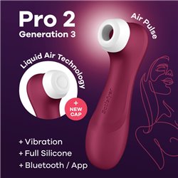 Satisfyer Pro 2 Gen 3 App Control - Wine Red