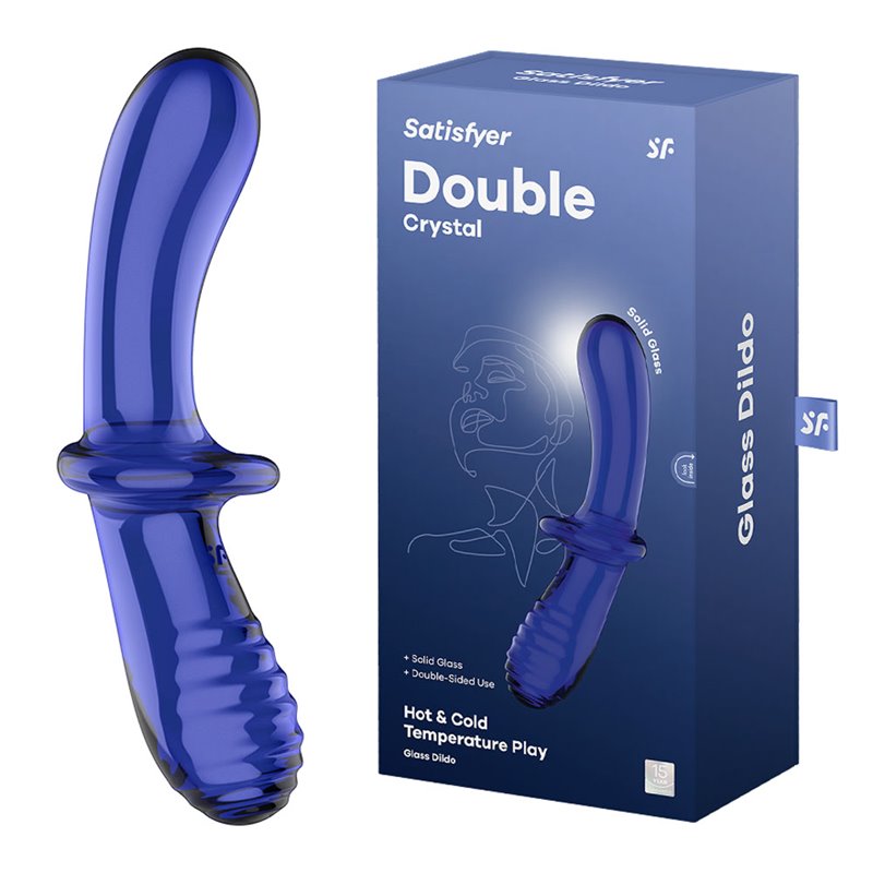 Satisfyer Double Crystal - Light Blue