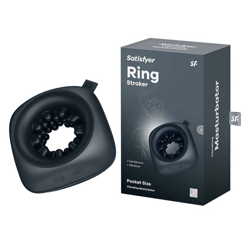 Satisfyer Ring Stroker - Black