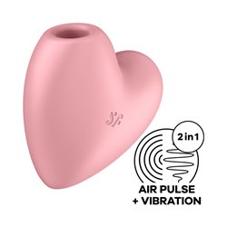 Satisfyer Cutie Heart Air Pulse - Light Pink