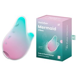 Satisfyer Mermaid Vibes Air Pulse - Mint/Pink