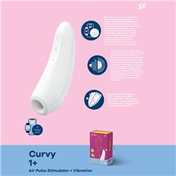 Satisfyer Curvy 1+ App Control - White