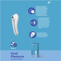 Satisfyer Dual Pleasure App Control - White