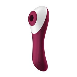 Satisfyer Dual Crush Air Pulse Vibrator - Red