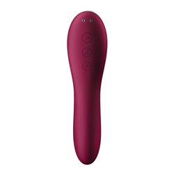 Satisfyer Dual Crush Air Pulse Vibrator - Red