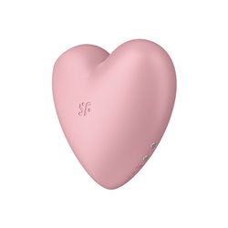 Satisfyer Cutie Heart Air Pulse - Light Pink