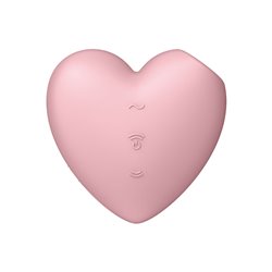 Satisfyer Cutie Heart Air Pulse - Light Pink