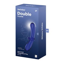 Satisfyer Double Crystal - Light Blue