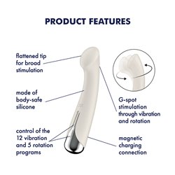 Satisfyer Spinning G-Spot 1 - Beige