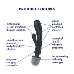 Satisfyer Triple Lover - Grey