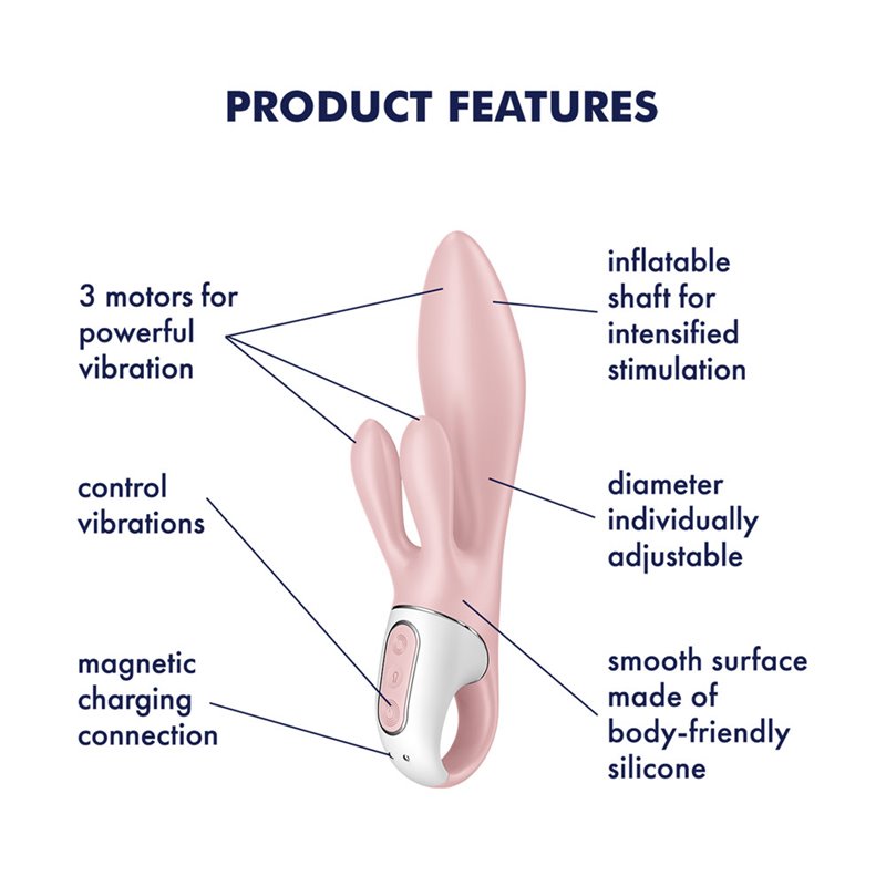 Satisfyer Air Pump Bunny 3 - Pink