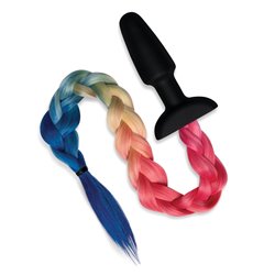 WhipSmart Furry Tales Silicone Rainbow Tail