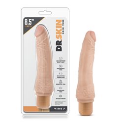 Dr. Skin Cock Vibe 7 - 8.5'' Cock - Flesh