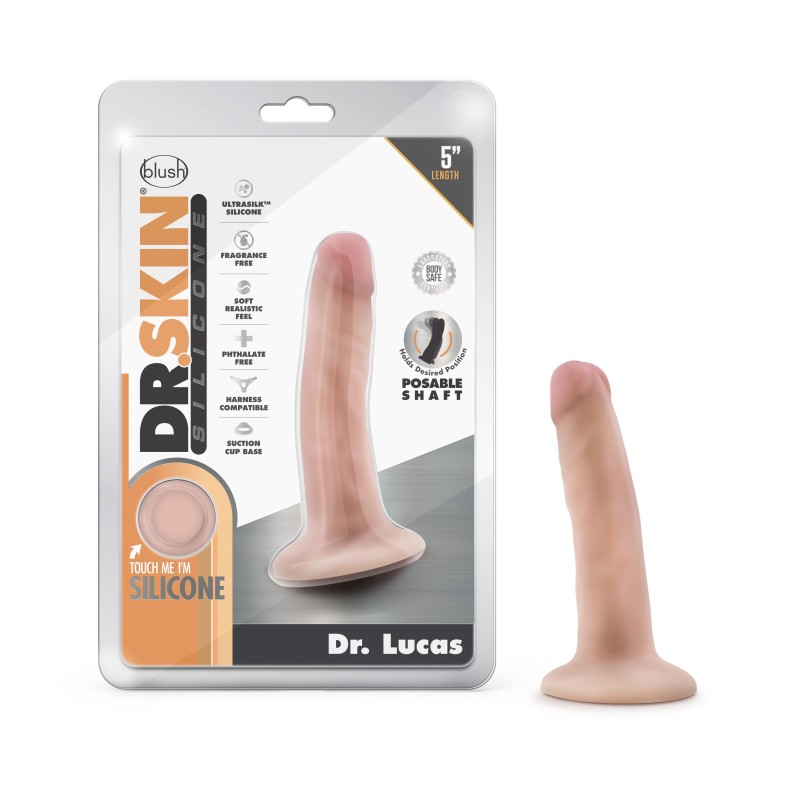 Dr. Skin Silicone Dr. Lucas - Flesh 5'' Dildo