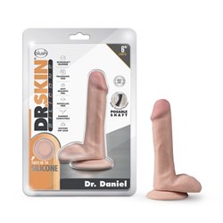 Dr. Skin Silicone Dr. Daniel - Flesh 6'' Dildo