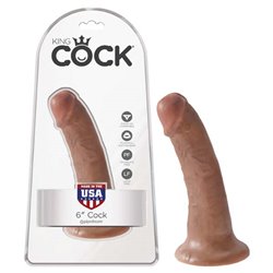 King Cock 6'' Cock - Tan