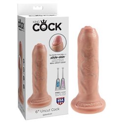 King Cock 6'' Uncut - Flesh