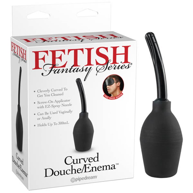 FFS Curved Douche/Enema - Black