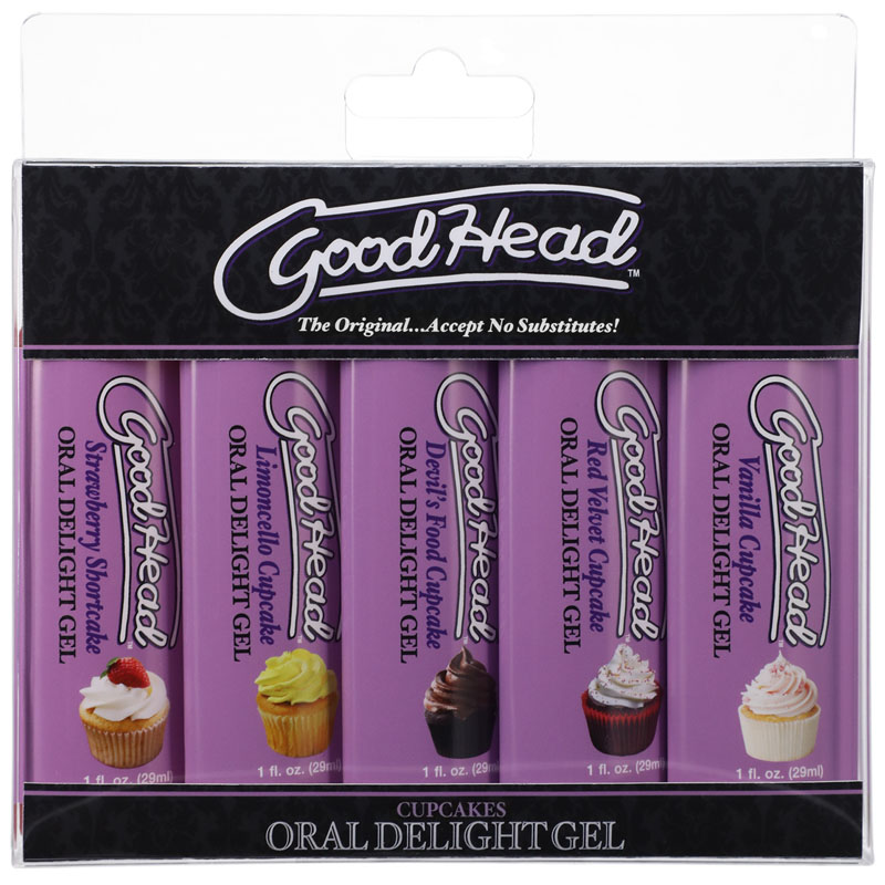 GoodHead Oral Delight Gel - Cupcakes 5 Pack