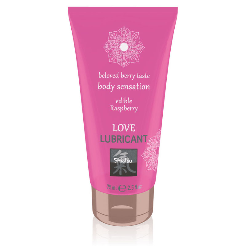 SHIATSU Edible Love Lubricant - Raspberry - 75ml