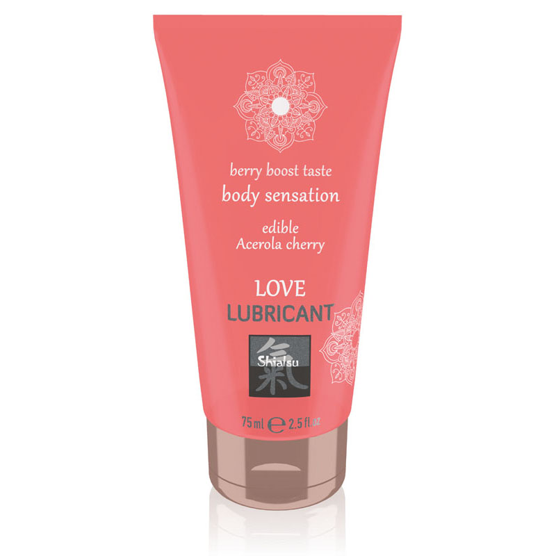 SHIATSU Edible Love Lubricant - Cherry - 75ml