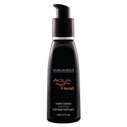 Wicked AQUA HEAT Water Based Warming Lube - 60ml