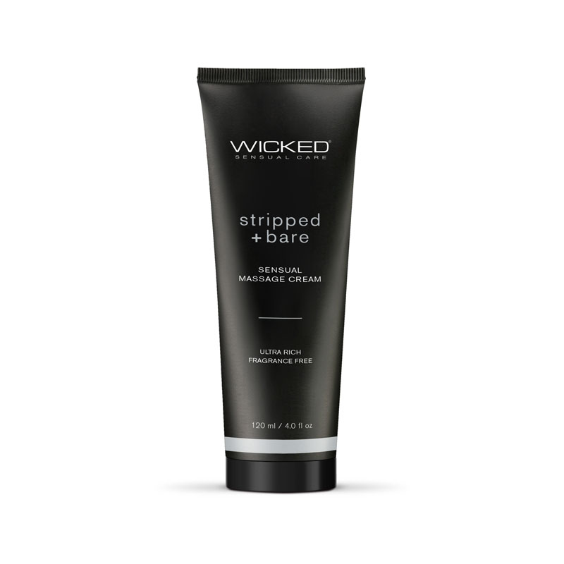 Wicked STRIPPED + BARE Massage Cream - 120ml