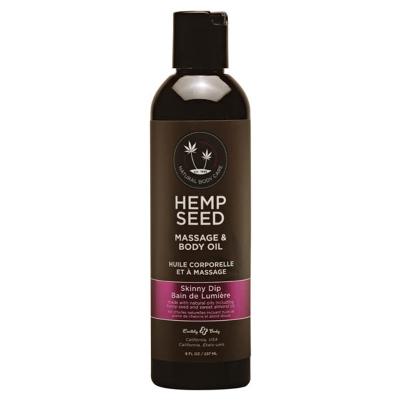 EB Hemp Seed Massage Oil SKINNY DIP - 237 ml