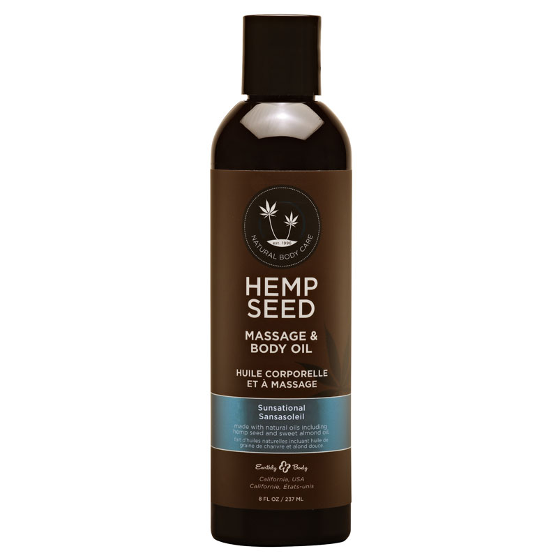 EB Hemp Seed Massage Oil SUNSATIONAL - 237 ml