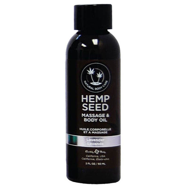 EB Hemp Seed Massage Oil LAVENDER - 59 ml