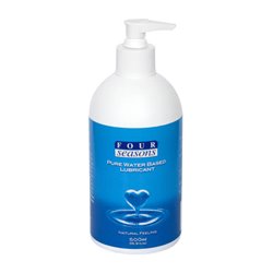 Four Seasons Water Based Lube - 500ml Pump Bottle