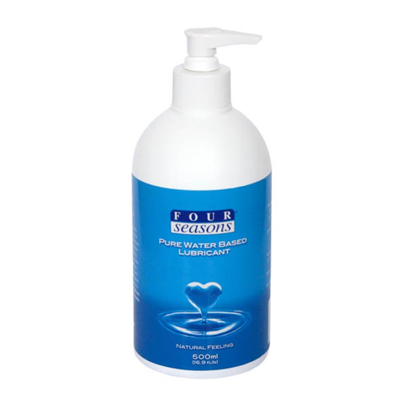 Four Seasons Water Based Lube - 500ml Pump Bottle