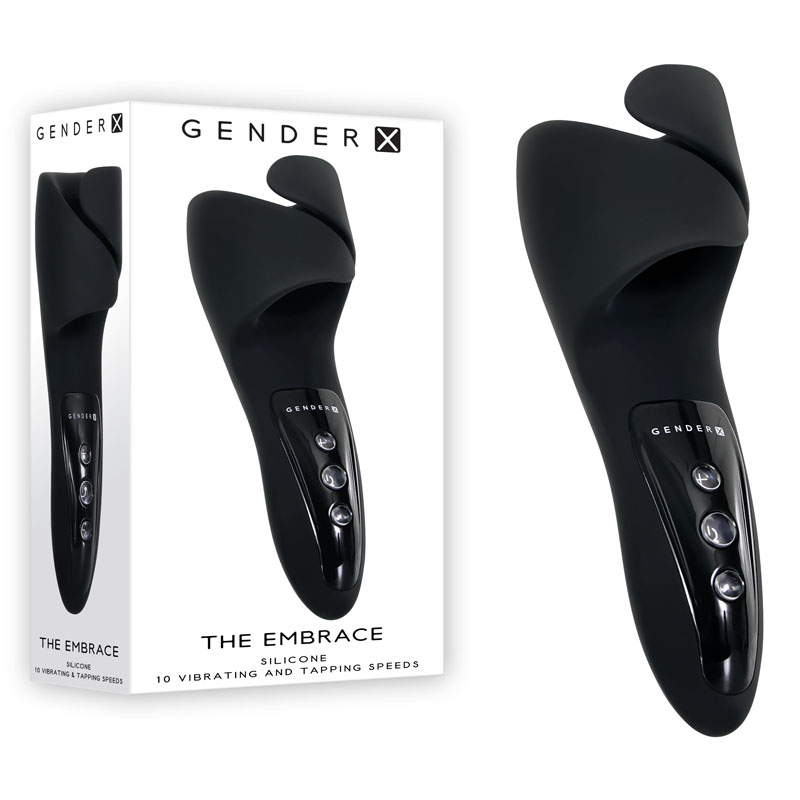 Gender X THE EMBRACE Male Vibrator - Black