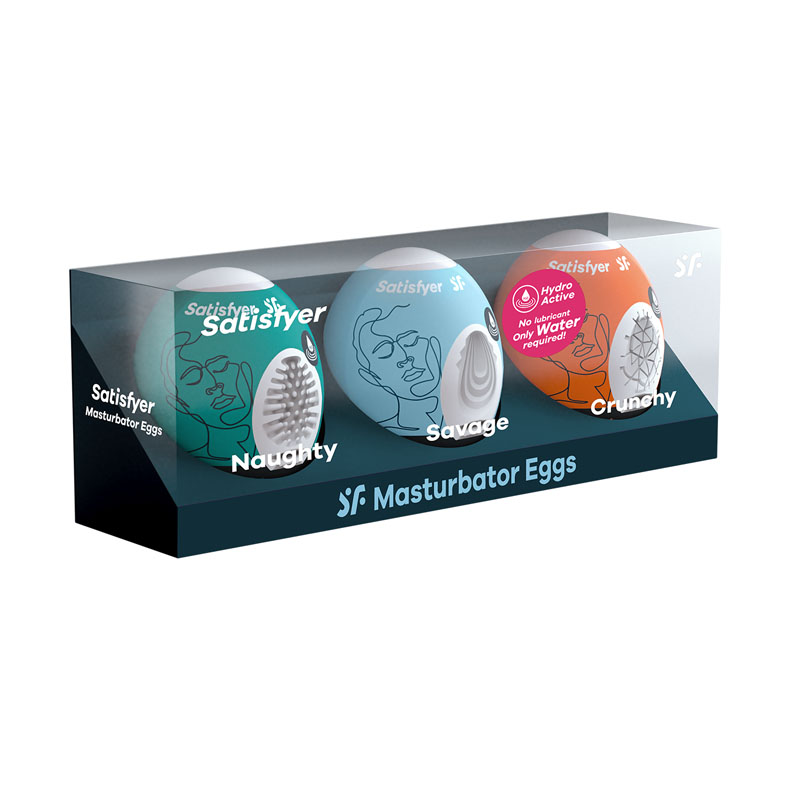 Satisfyer Masturbator Eggs Mixed 3-Pack 2