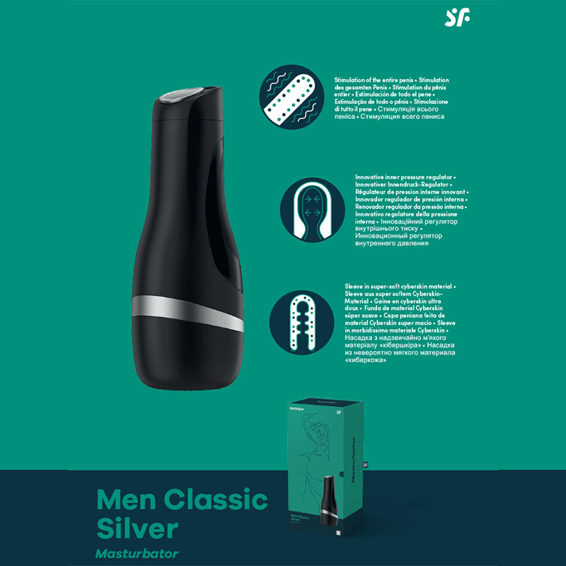 Satisfyer Men Classic - Silver