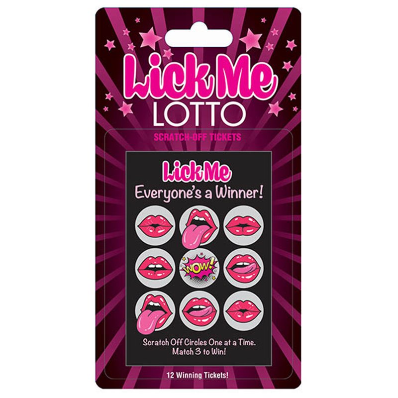 Lick Me Lotto Scratcher